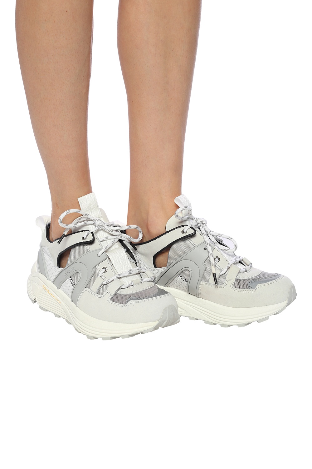 ganni sneakers white